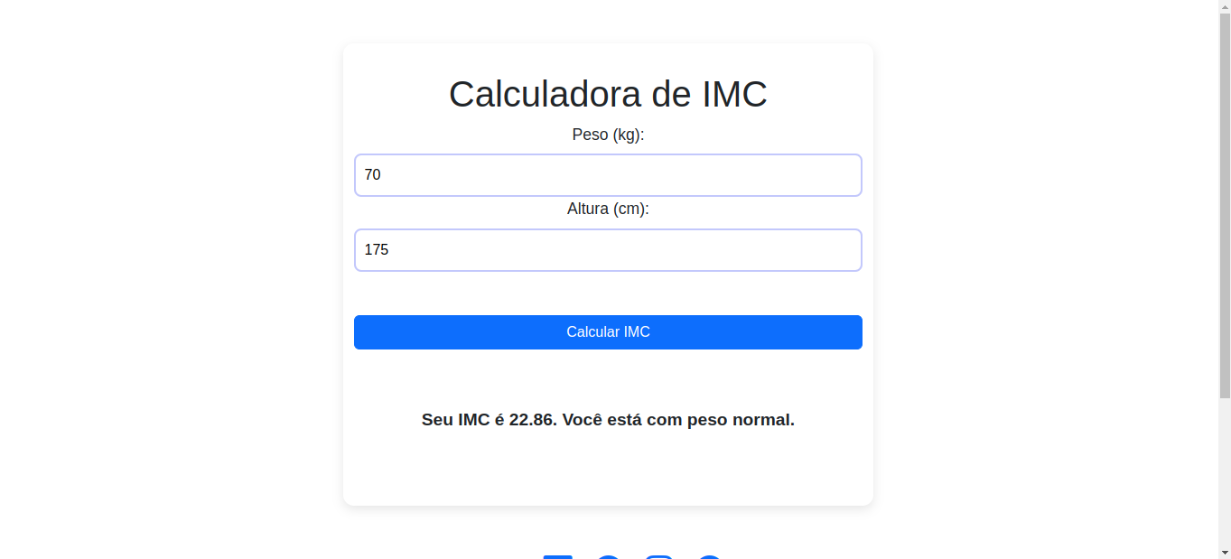 Calculadora de IMC